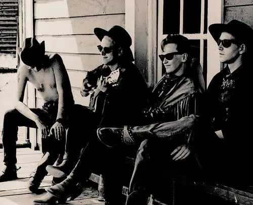 Dave Gahan, Martin L. Gore, Andrew Fletcher et Alan Wilder à Fort Bravo