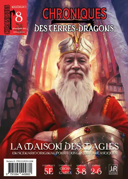 Couverture du Chronique des Terres Dragon 8 : La maison des magies