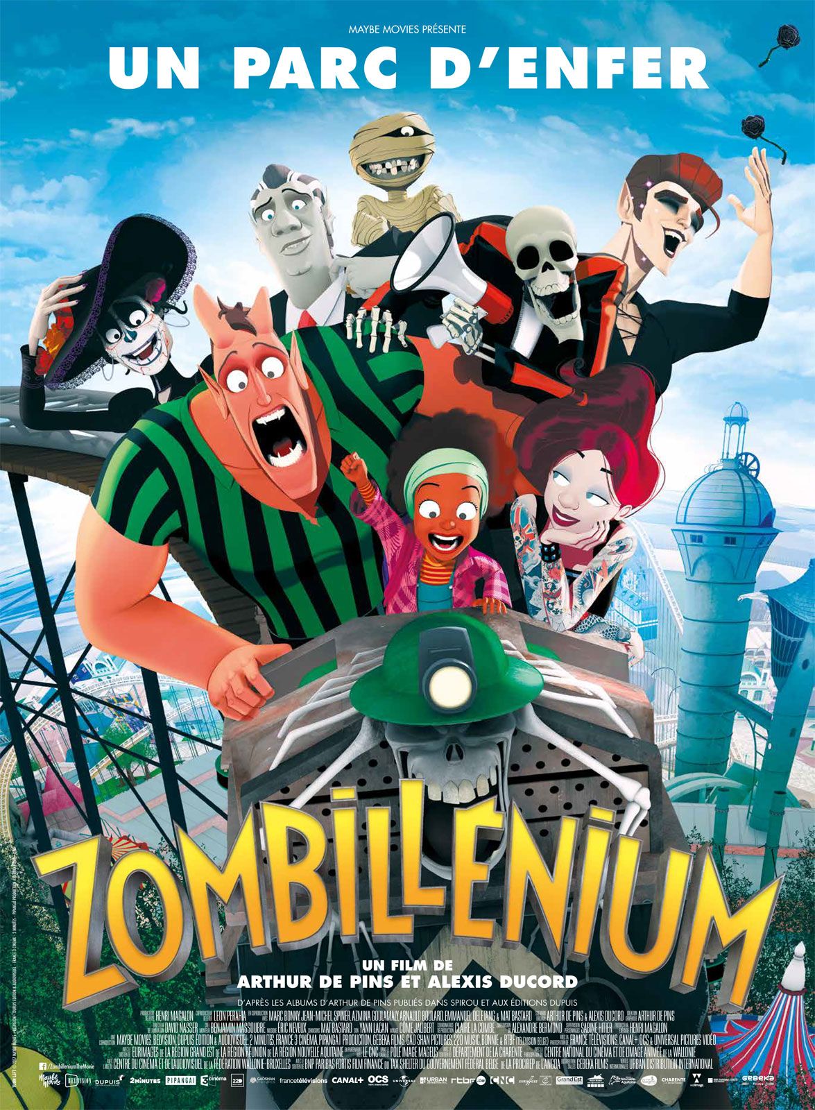 L'affiche du film Zombillenium