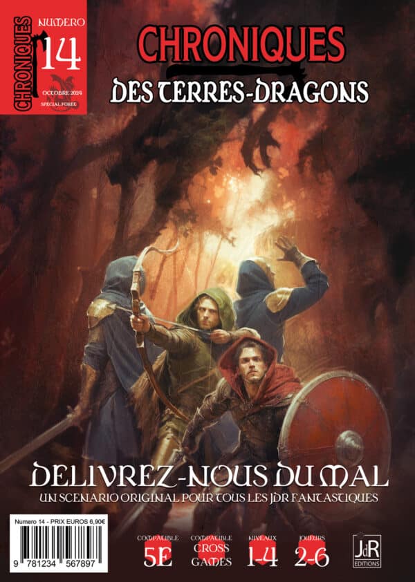 Couverture du Chronique des Terres Dragon 14 : Délivrez-nous du mal